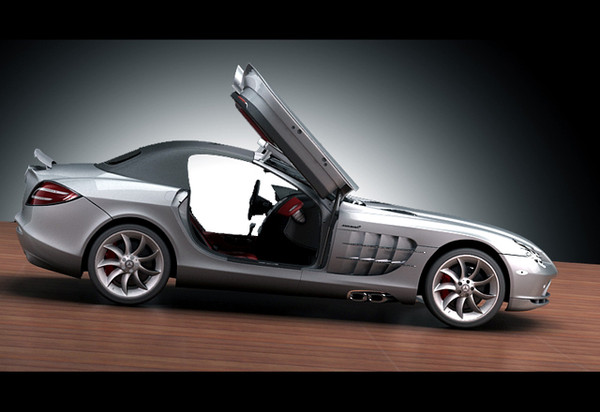 3d max mercedes slr mclaren roadster - Mercedes Benz SLR McLaren Roadster by Oricle